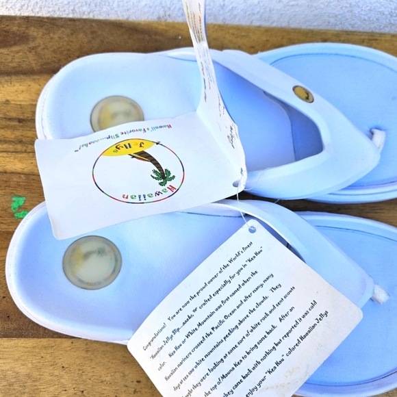 Hawaiian Jellys Ultra Comfort Kea Haú Unisex Sandals Men's Size 8 - Picture 10 of 16